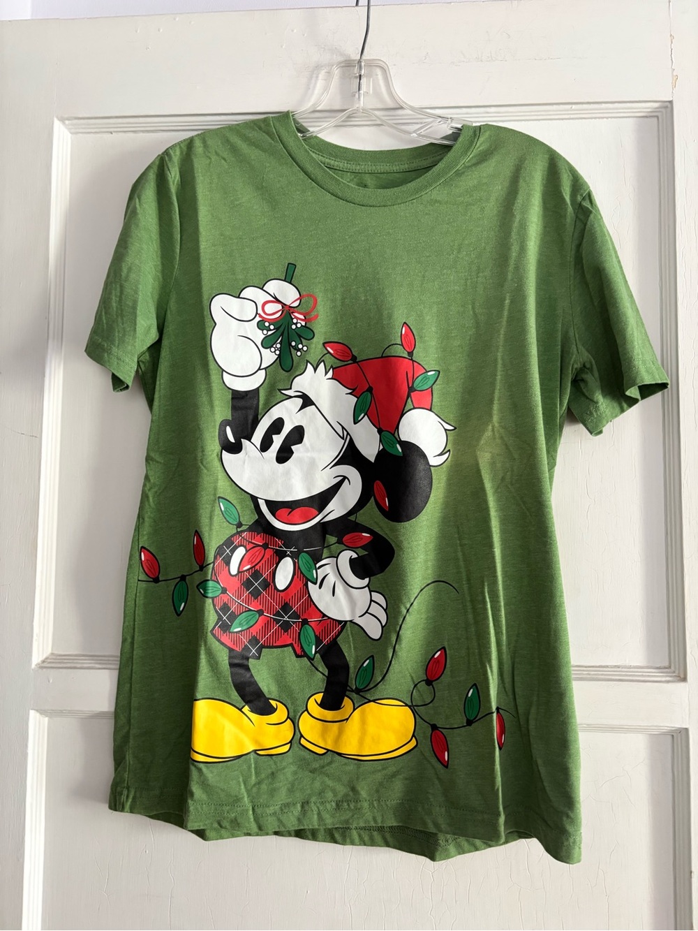 Disney Mickey Mouse Christmas Holiday Graphic Tee - Small